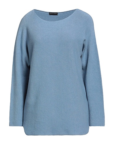 SPADALONGA Jumper Light blue 57% Acrylic, 29% Polyamide, 7% Wool, 7% Viscose