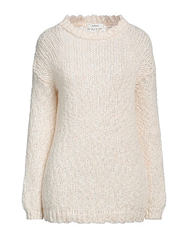 ALPHA STUDIO Jumper Ivory 34% Acrylic, 32% Alpaca wool, 22% Polyamide, 12% Wool