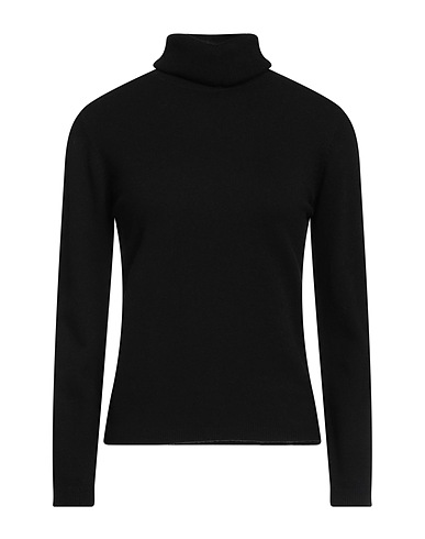 WHITE WISE Rollkragenpullover Schwarz 30% Kaschmir, 30% Viskose, 20% Wolle, 20% Nylon
