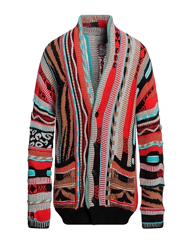 LANEUS Cardigan Red 61% Synthetic fibers, 18% Alpaca wool, 14% Mohair wool, 5% Virgin Wool, 2% Cashmere