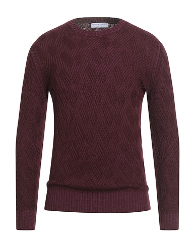 FILIPPO DE LAURENTIIS Sweater Plum 100% Merino Wool