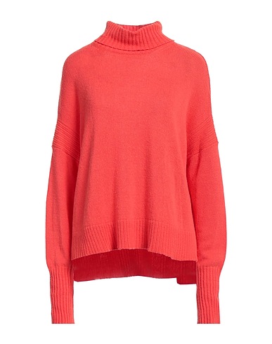 MARELLA SPORT Polo neck Orange 35% Polyamide, 30% Viscose, 30% Wool, 5% Cashmere