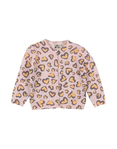 BONTON Cardigan Light pink 44% Polyamide, 39% Wool, 17% Alpaca wool