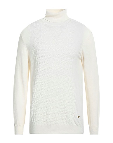 HAVANA & CO. Polo neck Ivory 40% Merino Wool, 25% Nylon, 25% Viscose, 10% Cashmere