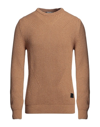 HAVANA & CO. Pullover Cammello 50% Acrilico, 20% Viscosa, 20% Cotone, 10% Lana