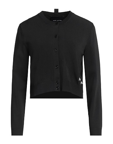 MARC JACOBS Cardigan Black 85% Viscose, 13% Nylon, 2% Elastane