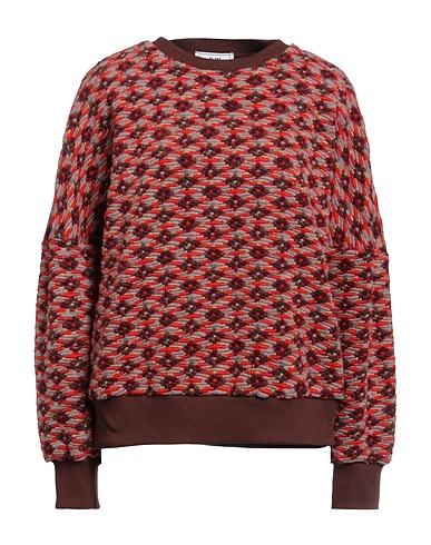 JIJIL Jumper Red 70% Polyester, 30% Virgin Wool, Cotton, Elastane