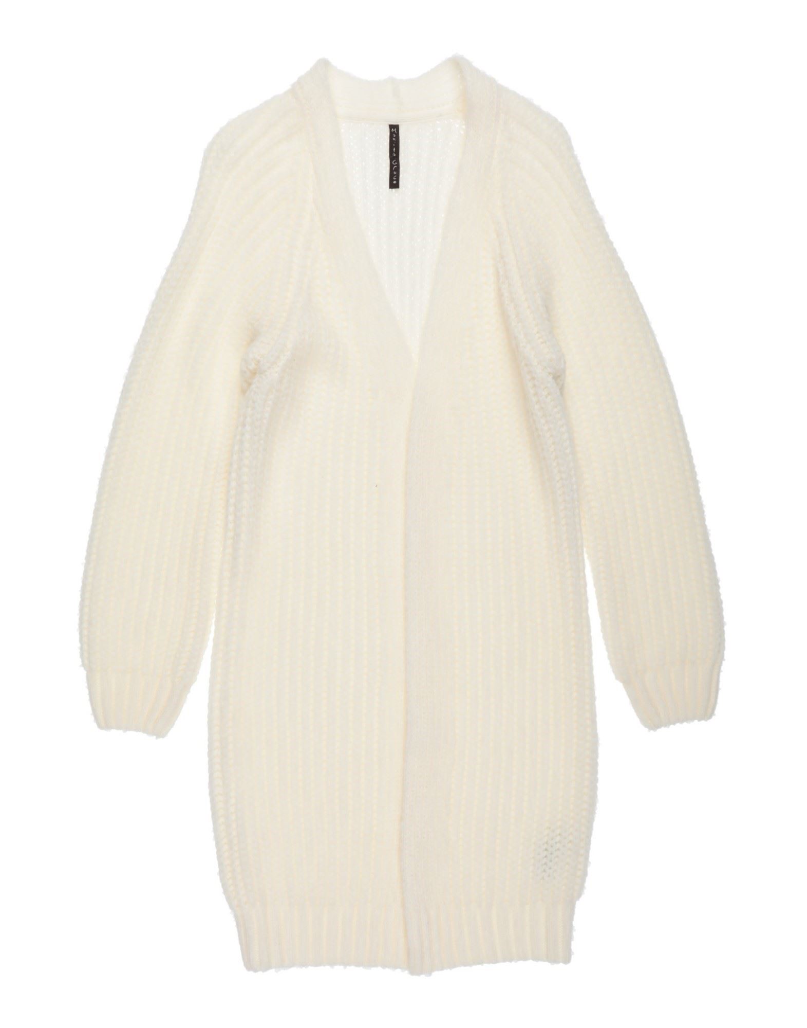 MANILA GRACE Cardigan Ivory 48% Acrylic, 30% Nylon, 16% Wool, 6% Metallic fiber