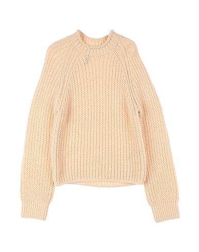 MANILA GRACE Sweater Beige 48% Acrylic, 30% Nylon, 16% Wool, 6% Metallic fiber