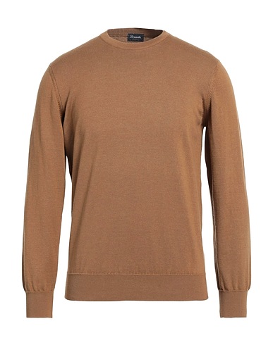 DRUMOHR Jumper Camel 100% Cotton