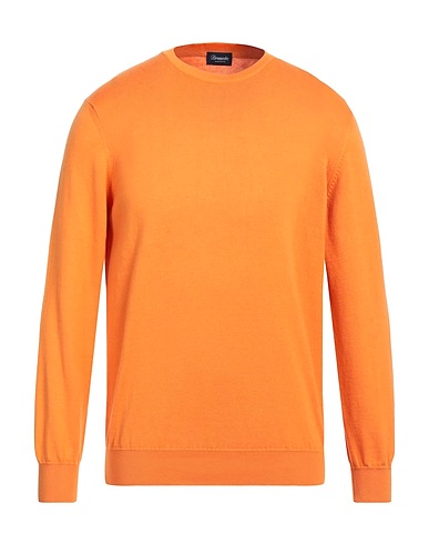 DRUMOHR Pullover Arancione 100% Cotone