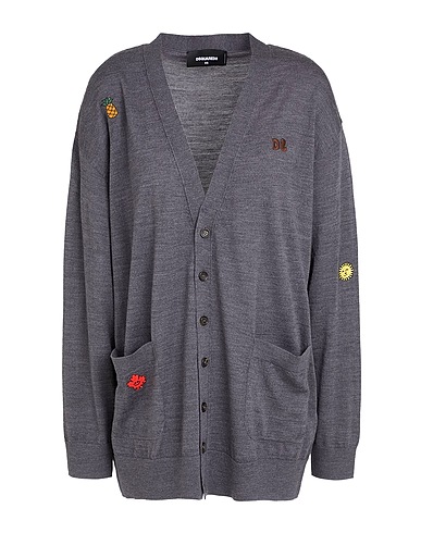 DSQUARED2 Cardigan Grey 100% Wool