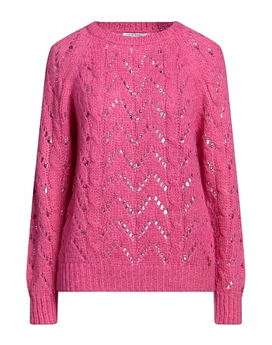 FLY GIRL Pullover Fuchsia 40% Acryl, 30% Mohairwolle, 30% Polyamid