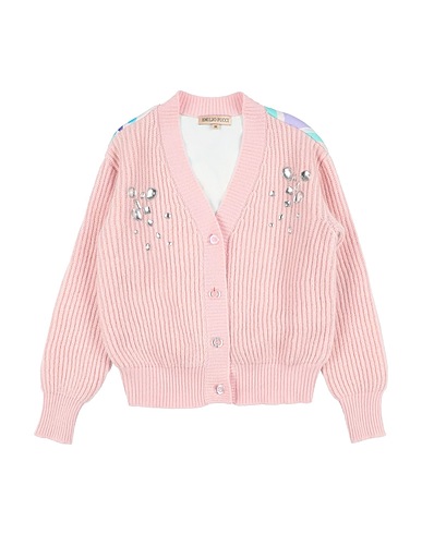 PUCCI Cardigan Rosa chiaro 29% Lana, 25% Poliammide, 24% Lana mohair, 18% Viscosa, 4% Cachemire