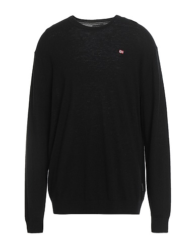 NAPAPIJRI Pullover Schwarz 100% Wolle