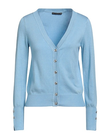 GUESS カーディガン ライトブルー EcoVero™ レーヨン 71% / ナイロン 29%