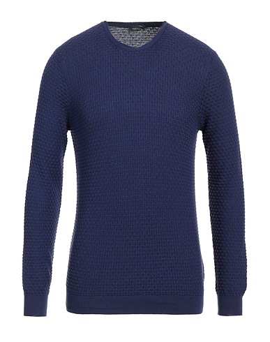 ROSSOPURO Sweater Navy 100% Cotton