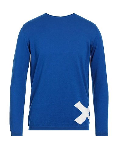 ROSSOPURO Jumper Bright blue 100% Cotton