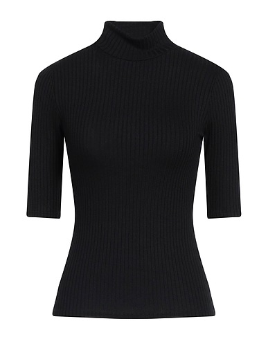 REFORMATION Turtleneck Black 95% Tencel™, 5% Elastane
