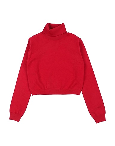 L:Ú L:Ú by MISS GRANT Rollkragenpullover Rot 65% Viskose, 35% Nylon