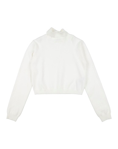 L:Ú L:Ú by MISS GRANT Polo neck White 65% Viscose, 35% Nylon