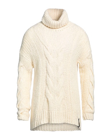 HINNOMINATE Polo neck Cream 68% Acrylic, 12% Polyamide, 10% Alpaca wool, 10% Wool