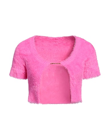 JACQUEMUS Strickjacke Rosa 98% Polyamid, 2% Elastan