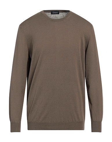 DRUMOHR Pullover Khaki 70% Cotone, 30% Lino