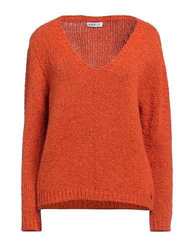 HAPPY 25® Sweater Orange 62% Acrylic, 18% Polyester, 8% Wool, 8% Viscose, 4% Alpaca wool