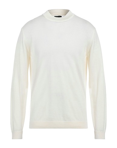 ROBERTO COLLINA Jumper Ivory 100% Wool