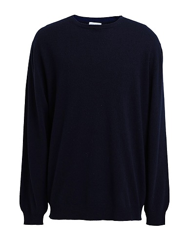 HERITAGE Pullover Bleu nuit 90% Laine, 10% Cachemire