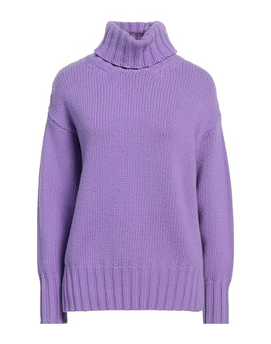JUCCA Polo neck Purple 100% Virgin Wool
