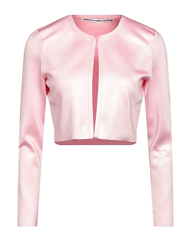 ALEXANDER WANG Cardigan Light pink 79% Polyester, 19% Polyamide, 2% Elastane
