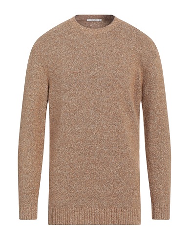 KANGRA Sweater Light brown 37% Alpaca wool, 30% Cotton, 24% Polyamide, 7% Wool, 2% Elastane
