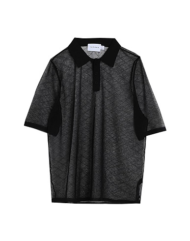 TOPMAN Pullover Schwarz 77% Viskose, 23% Polyester