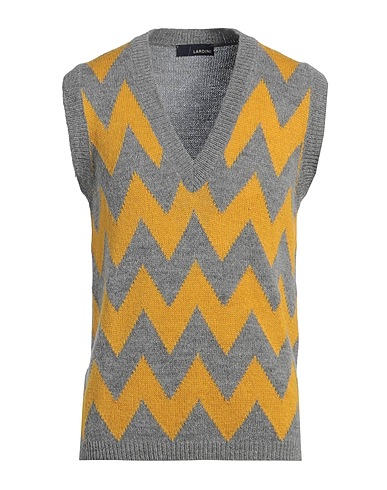 LARDINI Sleeveless sweater Grey 45% Acrylic, 40% Alpaca wool, 15% Wool