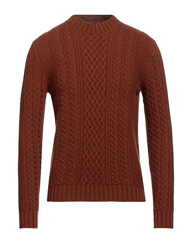 +39 MASQ Sweater Brown 100% Wool