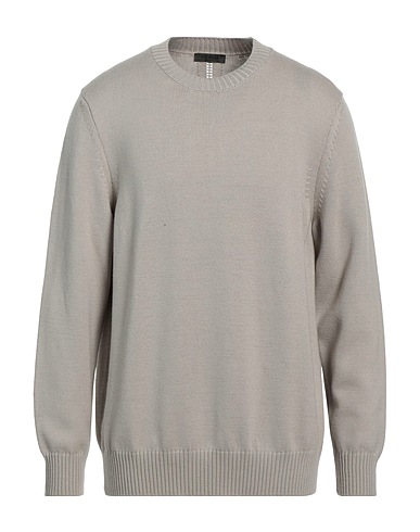 +39 MASQ Jumper Light grey 100% Merino Wool