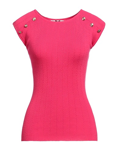 NO SECRETS Sleeveless sweater Fuchsia 48% Viscose, 32% Polyester, 20% Polyamide
