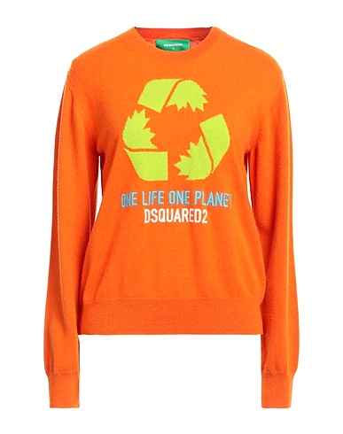 DSQUARED2 Cashmere blend Orange 100% Cashmere