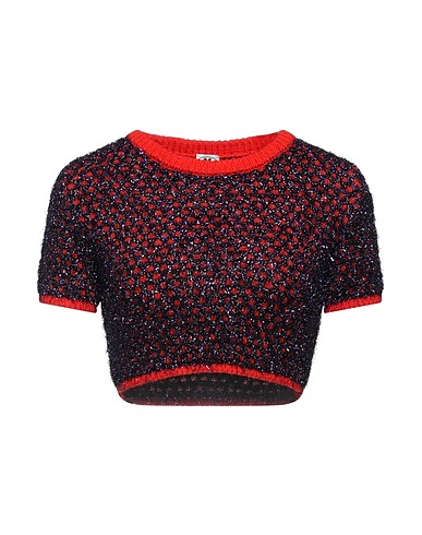 M MISSONI Sweater Purple 40% Polyamide, 38% Polyester, 22% Wool