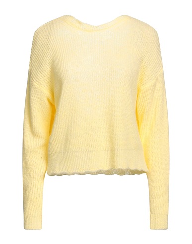 VANESSA SCOTT Sweater Yellow 57% Acrylic, 29% Polyamide, 7% Wool, 7% Viscose