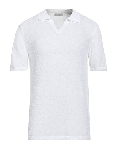 ROSSOPURO Pullover Blanc 67% Coton, 33% Polyamide