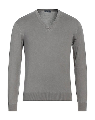 ROSSOPURO Pullover Tortora 100% Cotone