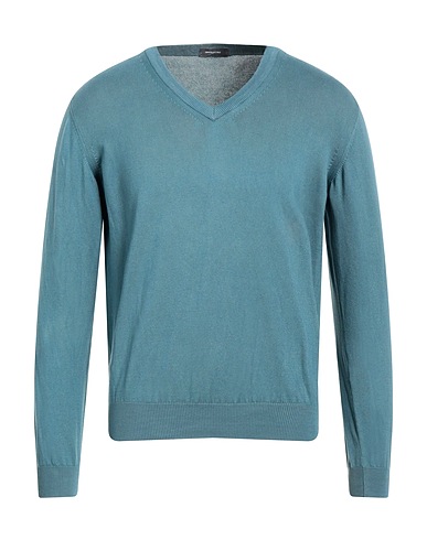 ROSSOPURO Pullover Blaugrau 100% Baumwolle