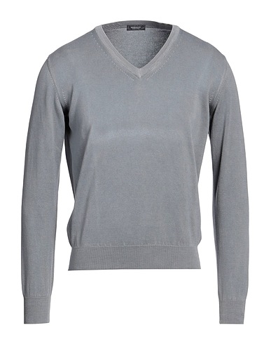 ROSSOPURO Pullover Grau 100% Baumwolle