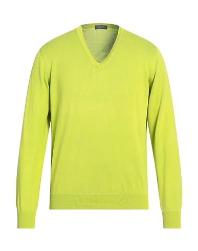 ROSSOPURO Pullover Verde lime 100% Cotone