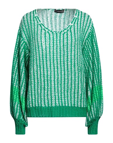 VANESSA SCOTT Pullover Grün 50% Acryl, 30% Polyamid, 10% Wolle, 10% Mohairwolle