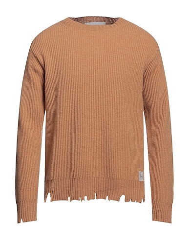 (+) PEOPLE Jumper Camel 100% Virgin Wool
