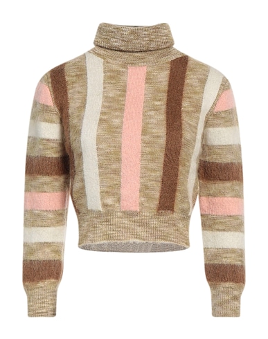 DSQUARED2 Rollkragenpullover Militärgrün 67% Mohairwolle, 28% Polyamid, 5% Wolle